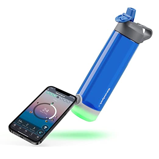 Hidrate Spark TAP Smart Water Bottle - Royal Blue Straw