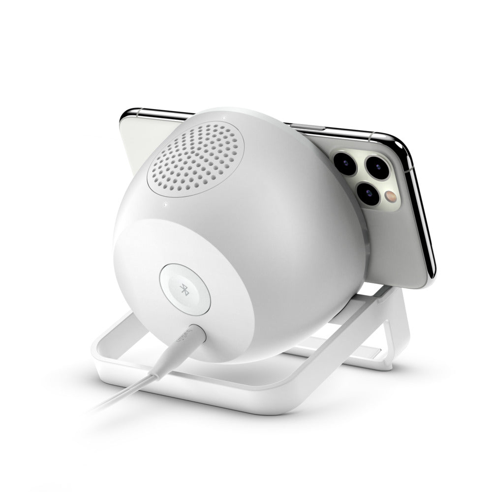Belkin Wireless charger + Bluetooth speaker -White