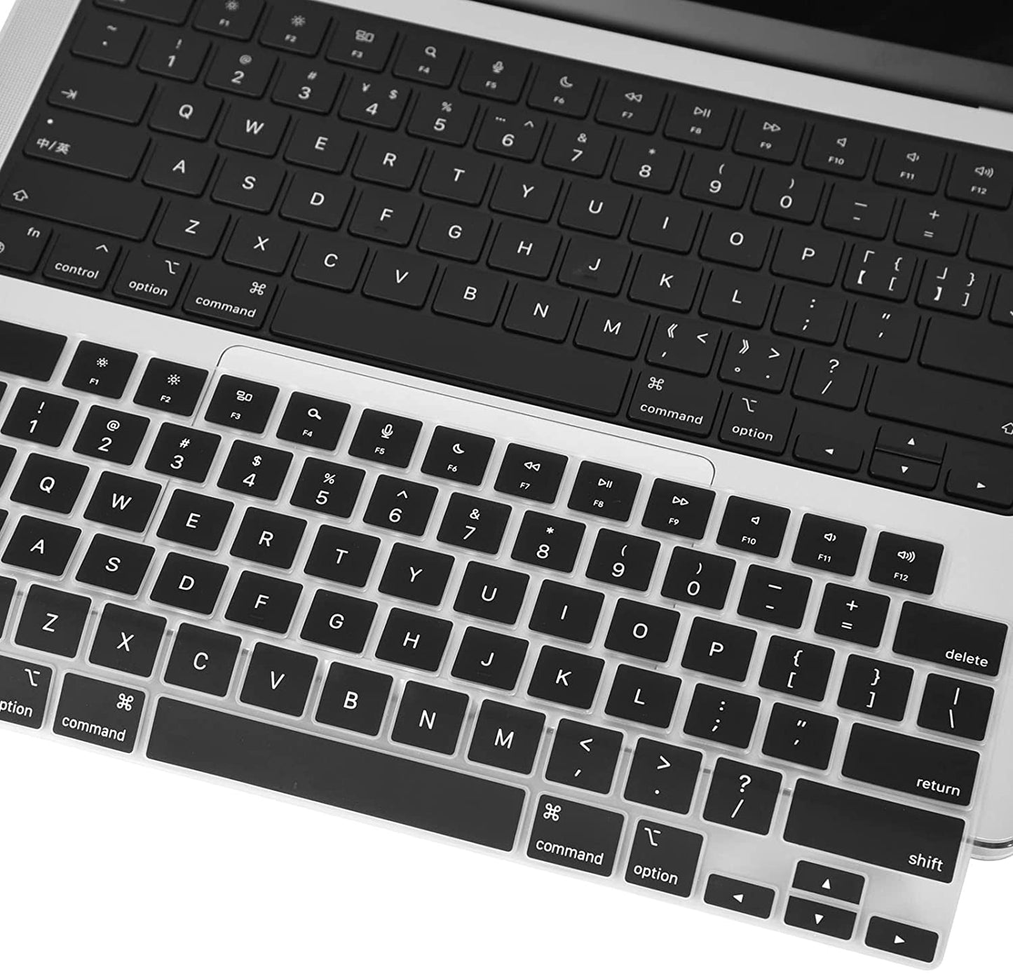 Neopack Silicon Keyboard Guard for MacBook Pro 16.2" - Magic Keyboard - Black