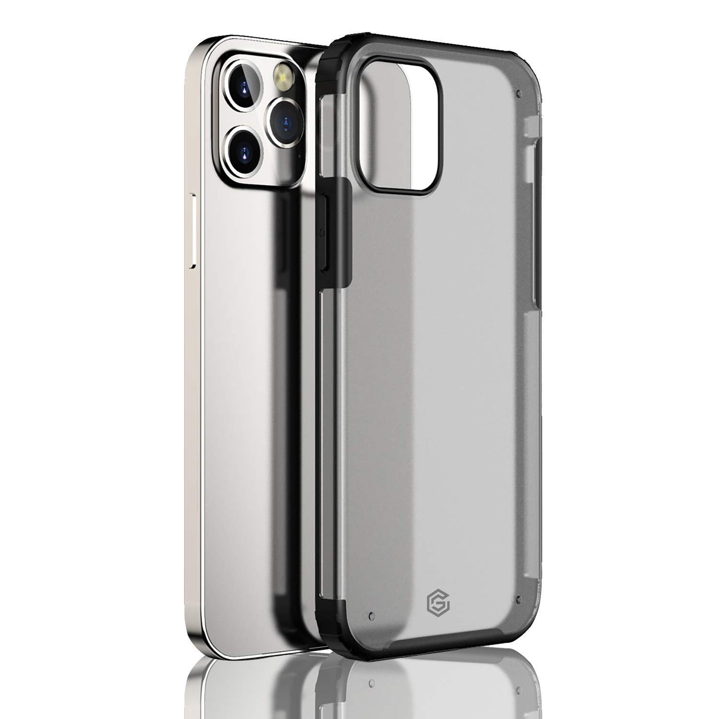 GRIPP Amaze Pro Translucent Matte Back Case for iPhone 12 Pro Max - Black