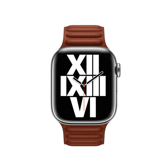 Apple 41mm Leather Link - M/L