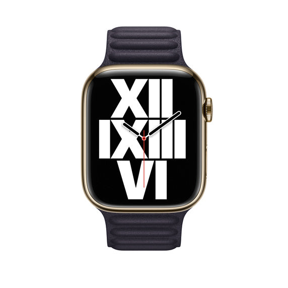 Apple 41mm Leather Link - M/L