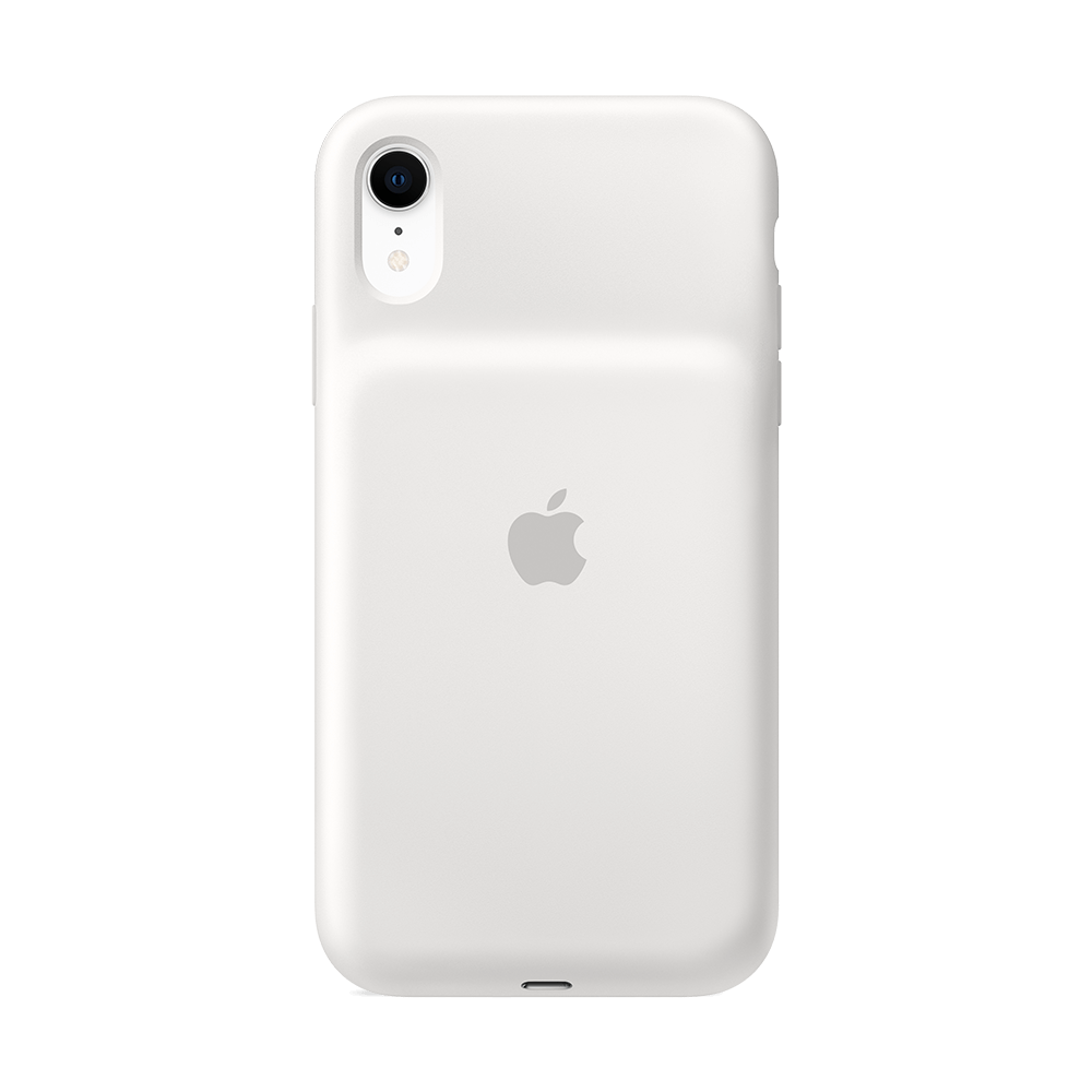 Apple iphone xr smart white funda batería