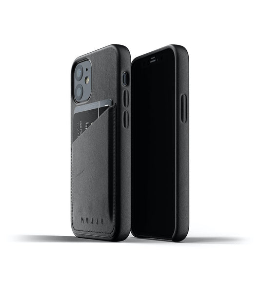 Mujjo Full Leather Wallet Case for iPhone 12 mini