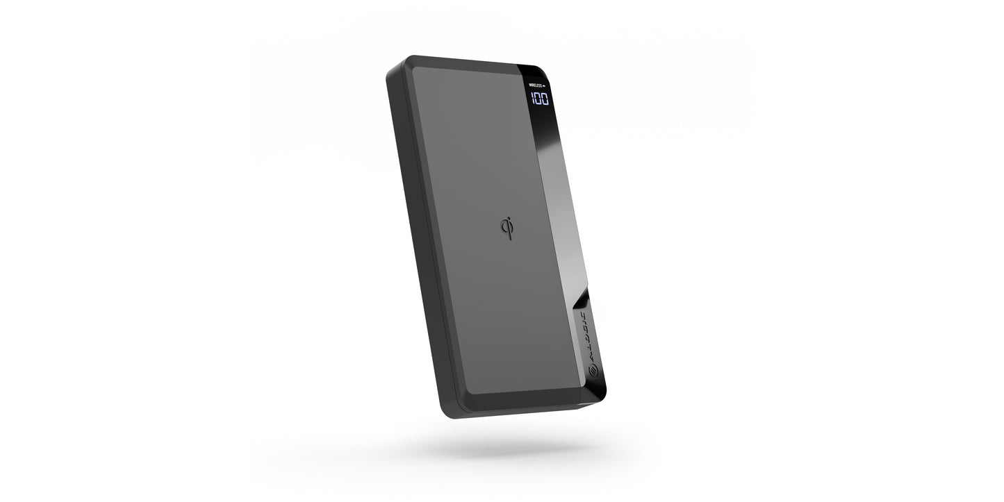 ALOGIC USB-C 10,000mAh Wireless Power Bank Ultimate with Fast Charging - Black